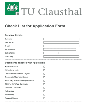  Tu Clausthal Application 2014