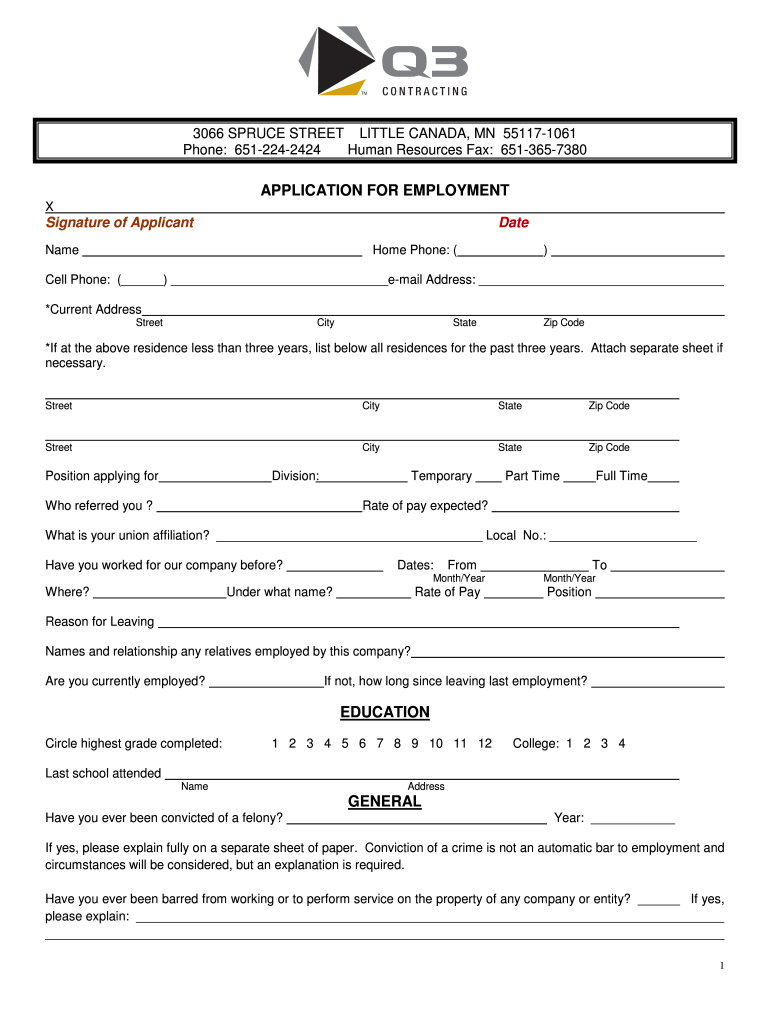Q3 Contracting  Form
