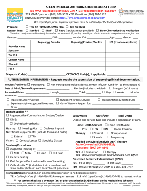 CMS Prior Authorization Request Form Bsfccnorgb