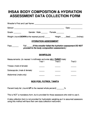 Body Composition Form