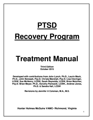  PTSD Recovery Program Treatment Manual MIRECCCoE Home Mirecc Va 2015-2024