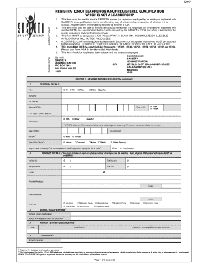 Sasseta Online Registration  Form