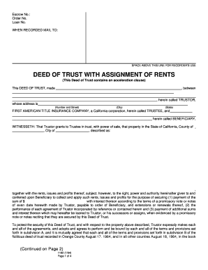 Acceleration Clause  Form