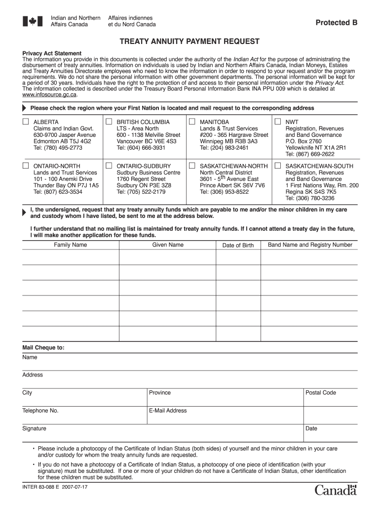  Tready Payment Request Online Form 2020-2024