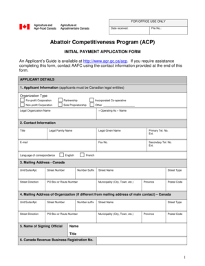 Acp Application Form