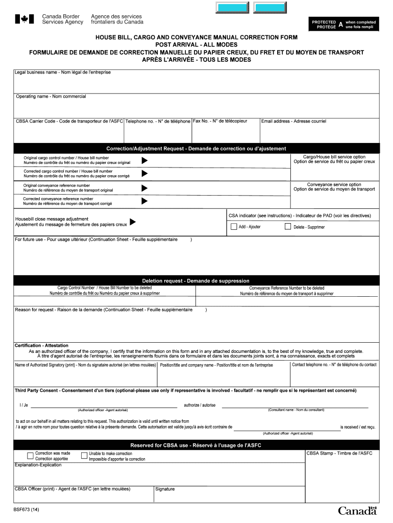 Bsf673  Form