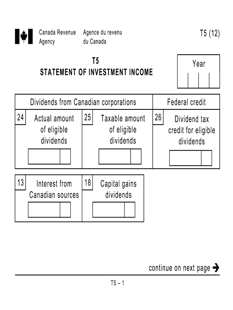 T5 Summary Fillable  Form