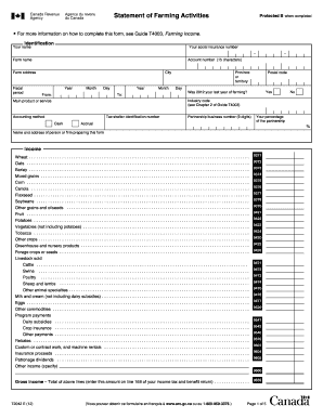 Form T2042