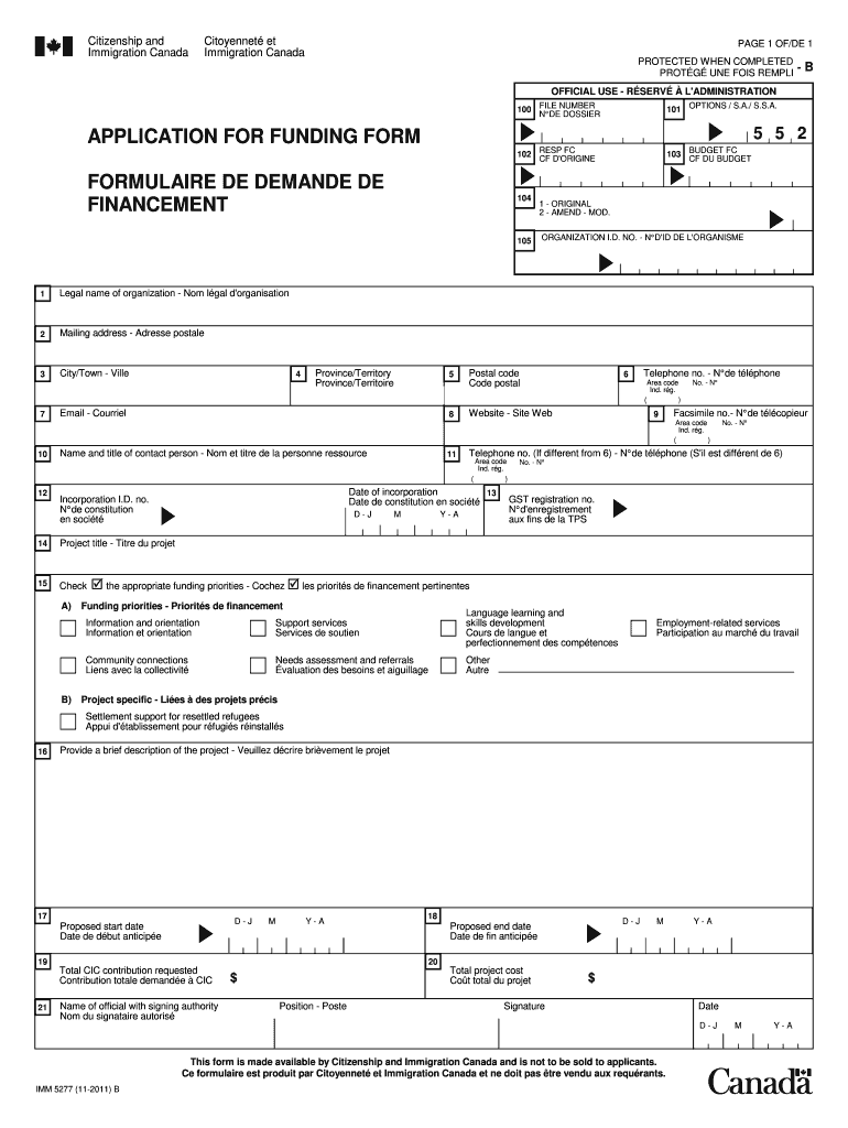 Imm 5277 Form