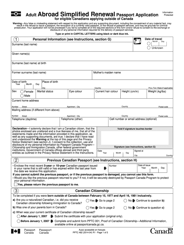 Get and Sign Pptc 482 2014-2022 Form