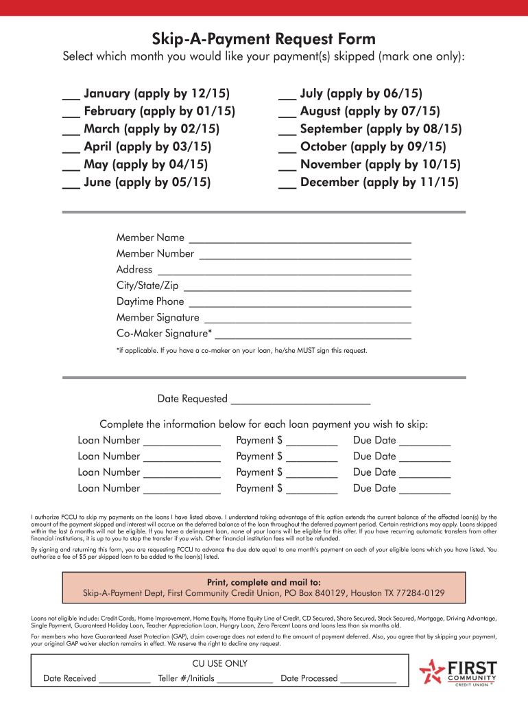 Fccu Skip Payment  Form