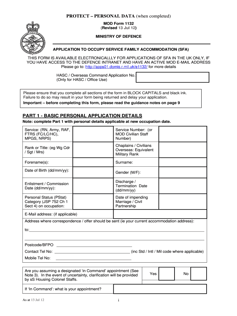  Mod Form 1132 2013