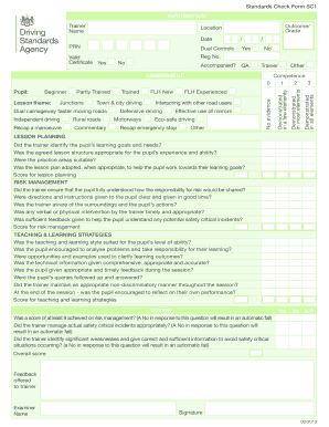 Printable Adi Standards Test Form 2015