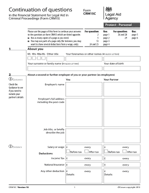 Crm15 Form