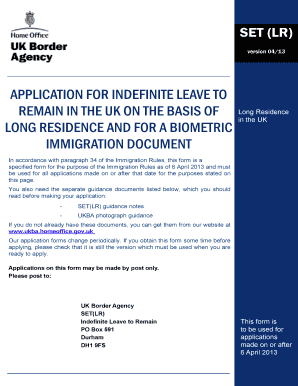 Set Lr Application Form PDF
