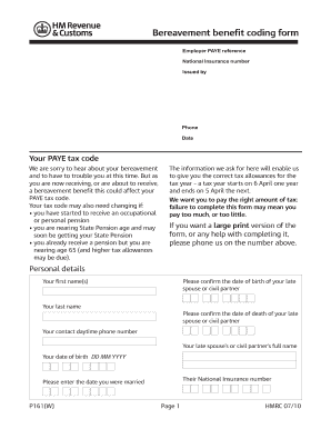 P161w Form