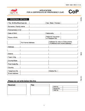 MSF 4391 REV 1112  Form