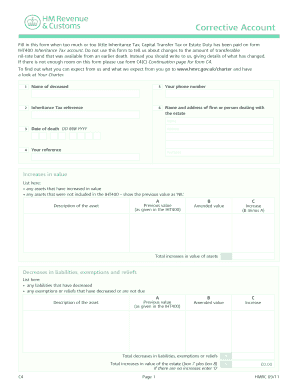 Uk Majesty Revenue Customs  Form