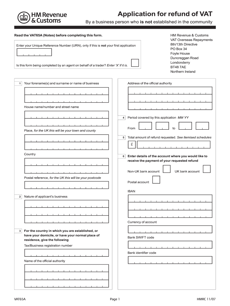 HMRC Form Refund Fill Out And Sign Printable PDF Template SignNow