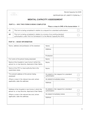 Capacity Evaluation Template  Form