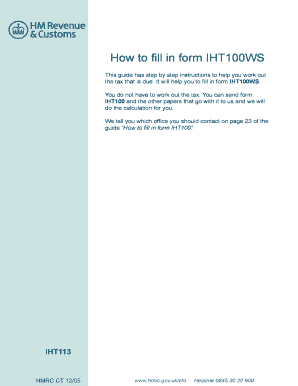 Iht100ws  Form