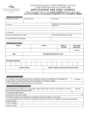 Podatek Od Psa  Form