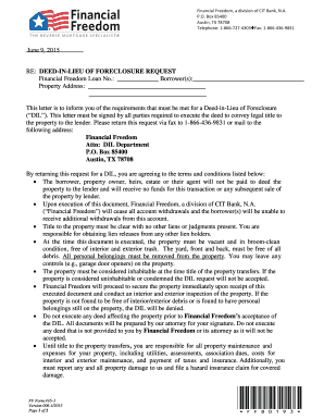 Foreclosure Letter PDF  Form