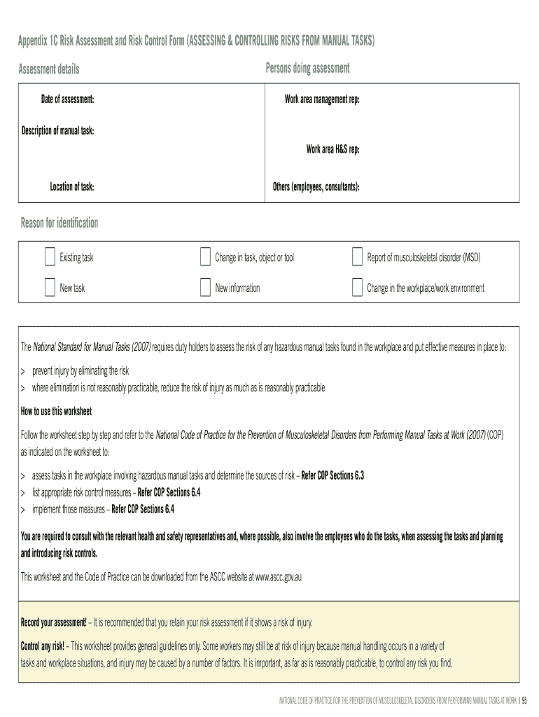 How to Create a Written Construction Risk Assessment  Form