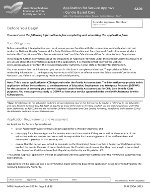 Download Form Sa01