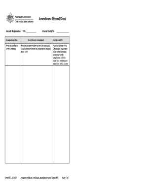 Civil Aviation Safety Authority  Form