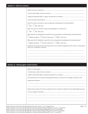 Bccm Form 20