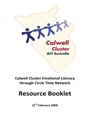 Calwell Cluster Circle Time Form