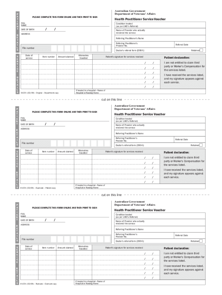 D1221  Form