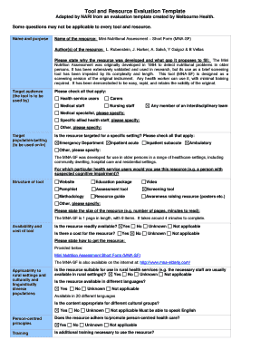 Nutritional Assessment PDF  Form