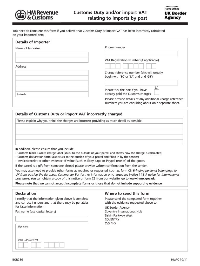  Bor286 Form 2011