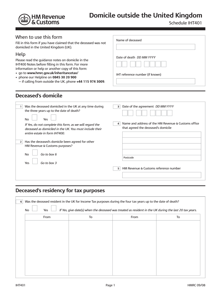  Print Iht401  Form 2008