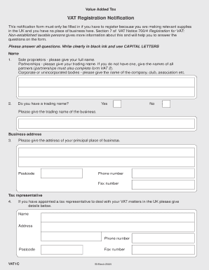 Vat1c Form