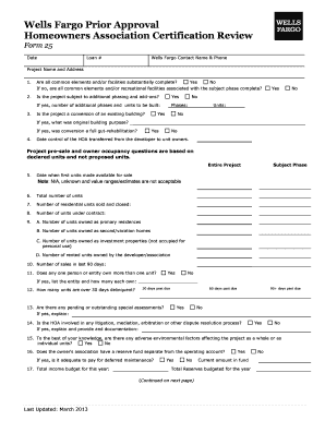  Hoa Certification Form 2013-2024