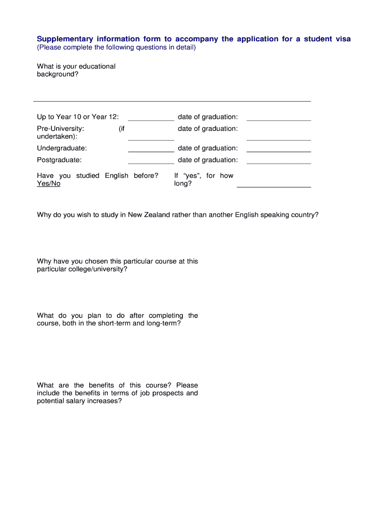 Supplementary Family Word  Form