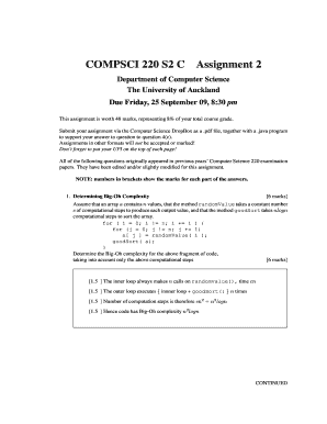 Compsci 220  Form