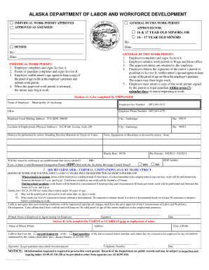  Indiana Work Permit PDF 2012