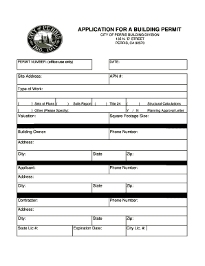 City of Perris Building and Safety  Form