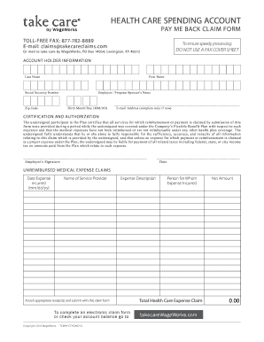 Takecarewageworks  Form