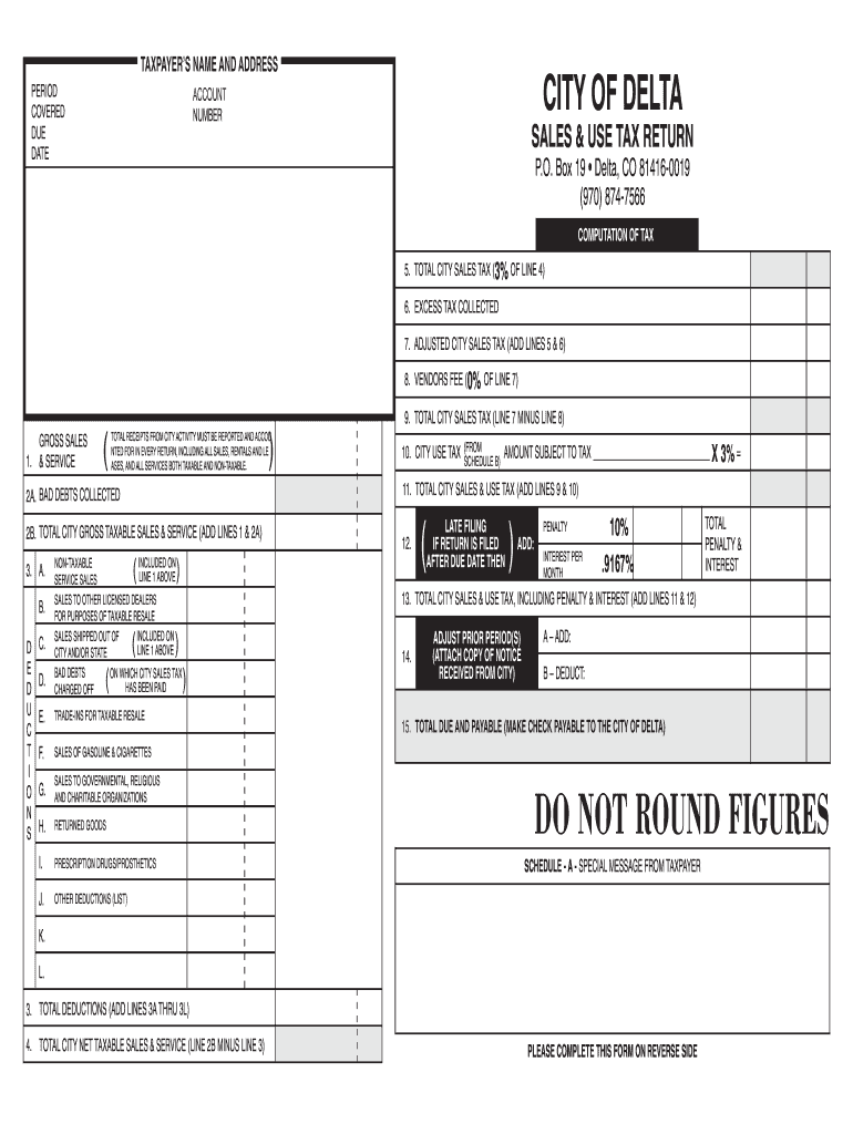 City of Aurora Sales Tax  Form