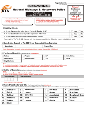 Nts Form Fill Example