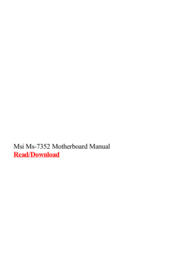 Ms 7352 Ver 1 0 Motherboard  Form
