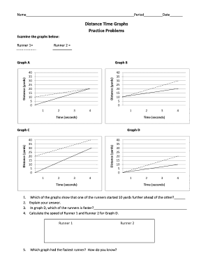 Distance Time Graph Practice Problems  Form