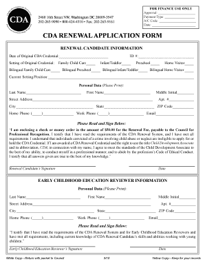 Cda Form