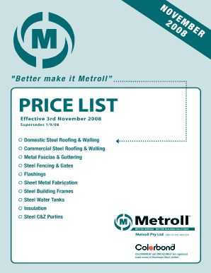 Metroll Steel Price Today  Form