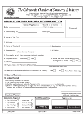 Chamber of Commerce Recommendation Letter Format